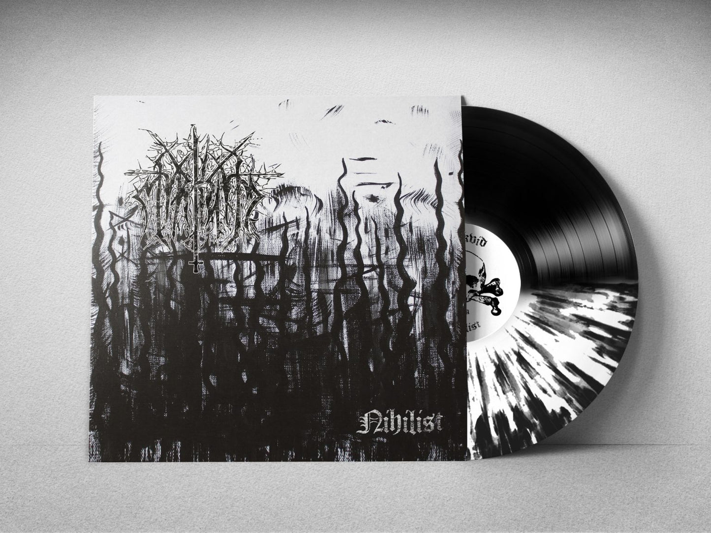 Nihilist (Half Schwarz / Half Undurchsichtiges Weiß mit schwarzem Heavy Splatter LP)