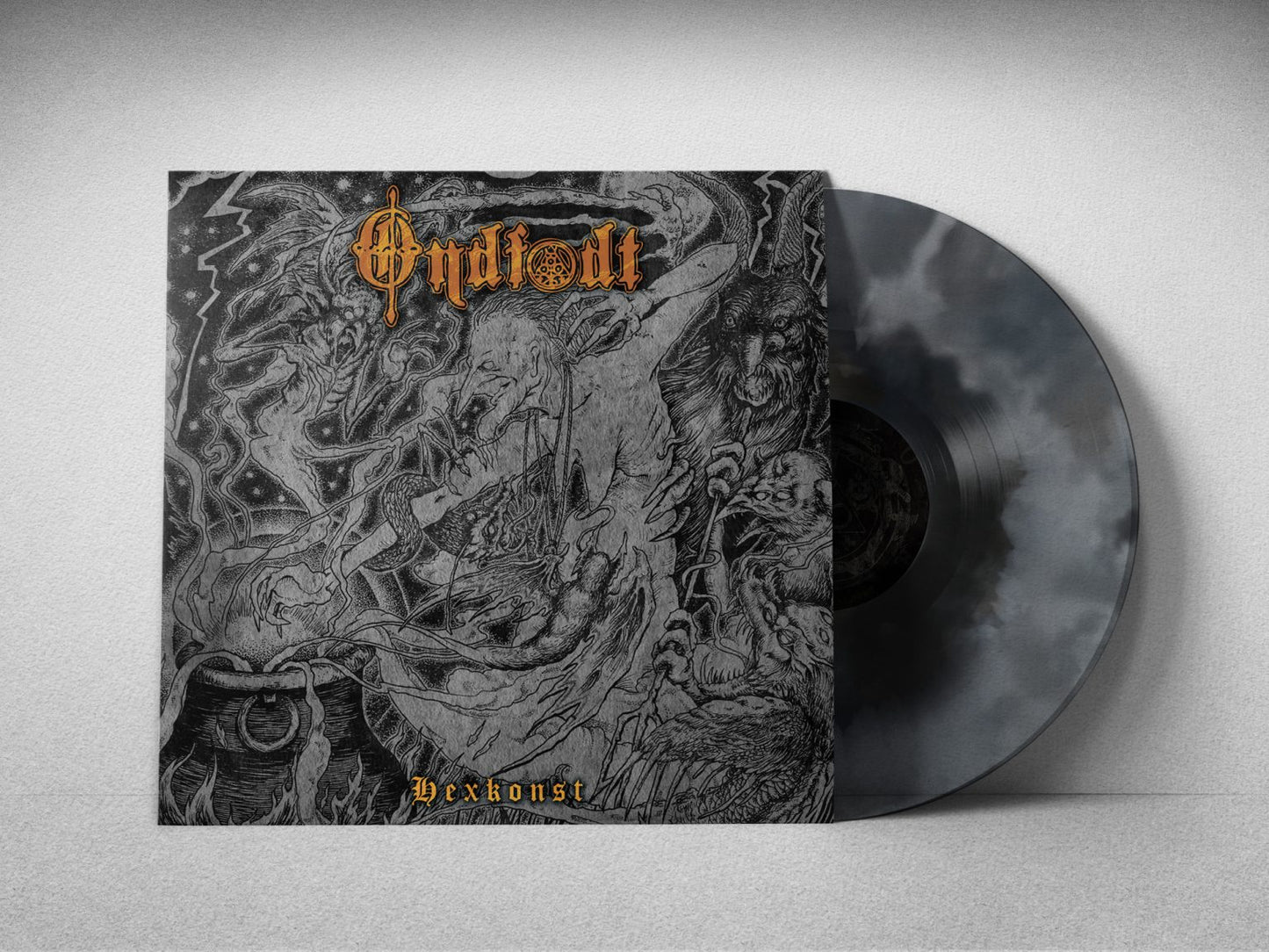 Hexkonst (Transparent Black Ice / Opaque Silver Swirl LP)