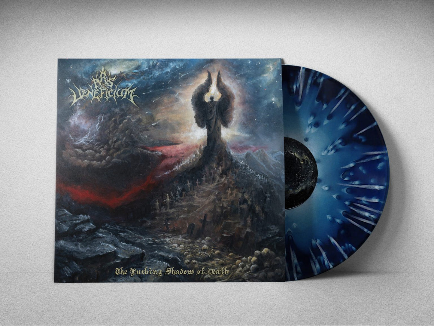 Der lauernde Schatten des Todes (Opaque Bone in Transparent Sea Blue / Multi-Colour Splatter LP)