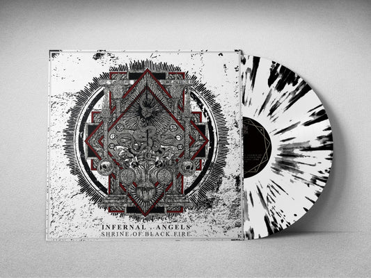 Shrine of Black Fire (Opake weiße / schwarze Sprenkel-LP)