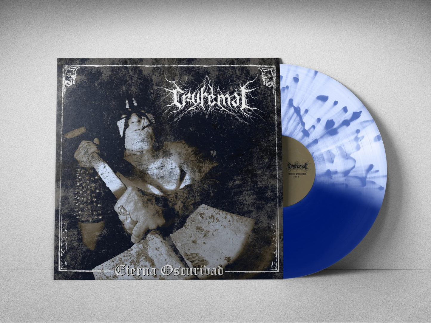 Eterna Oscuridad (Halb Transparent Blau / Halb Klar mit Transparent Blau Sprenkel LP)